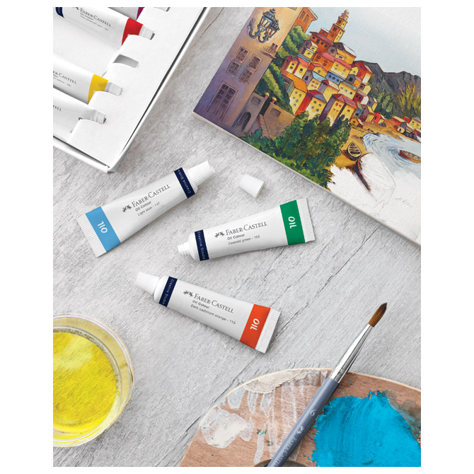 Boje uljne u tubi 9mlx24boje faber castell 379524 blister (48573)