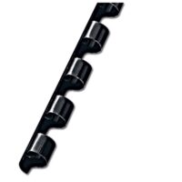 Spirala plastična fi 19mm pk100 gbc,4028601 crna (48666)