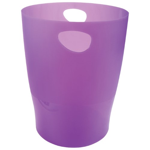 Koš za smeće pp 15l ecobin exacompta 45319d prozirno ljubičasti (48851)