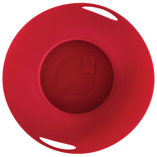 Koš za smeće pp 15l ecobin exacompta 45324d prozirno crveni (48852)