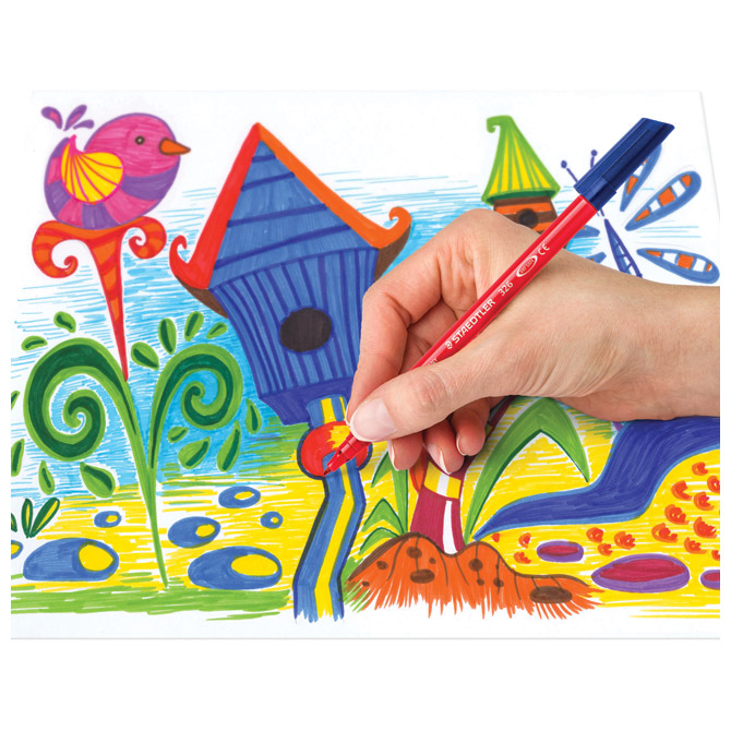 Flomaster školski 10boja noris staedtler 326 c10 (49148)