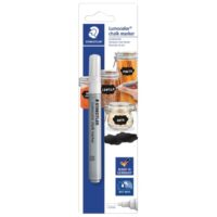 Marker-kreda za staklo 2,4mm lumocolor staedtler 344-0 bk bijeli blister (49149)