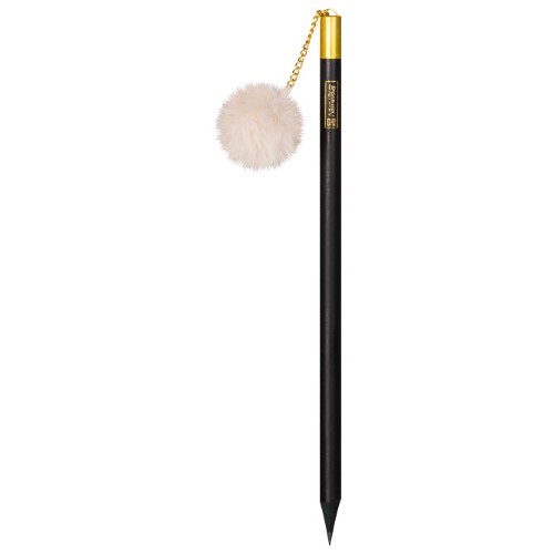 Olovka grafitna hb s privjeskom pompon pastel brunnen 10-27329 07 crna (49366)