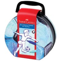 Flomaster školski 33boje u metalnoj kutiji connector soccer faber castell 155538 (49375)
