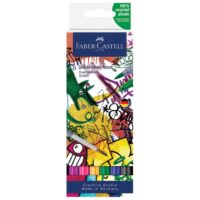 Marker obostrani akvarel 6boja graffiti goldfaber faber castell 164525 sortirano blister (49391)
