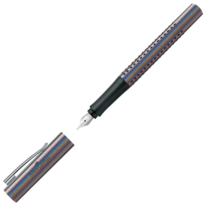 Nalivpero grip 2011 (f) glam faber castell 140843 biserno srebrna (49407)