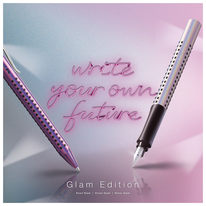Nalivpero grip 2011 (f) glam faber castell 140843 biserno srebrna (49407)