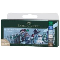Set pitt artist brush b 6boja winterlude faber castell 167176 blister (49415)