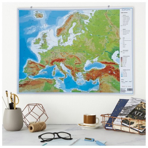 Karta zidna europe 64x49cm mini trsat (49489)