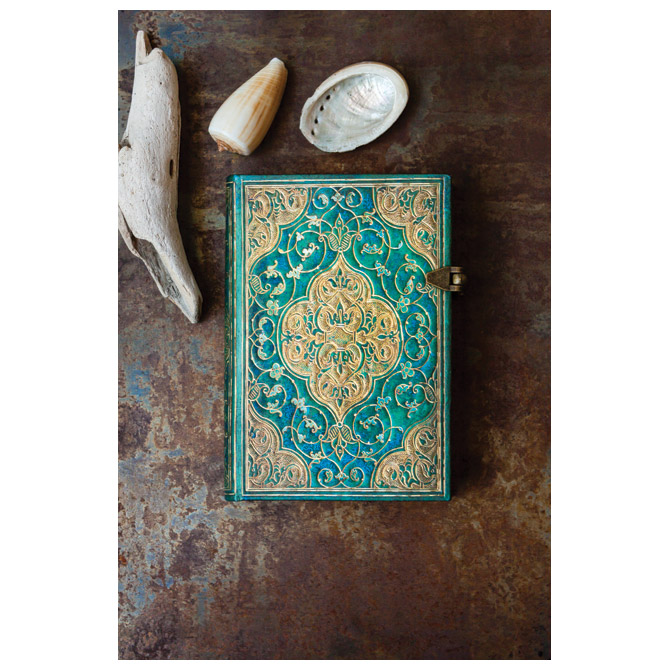 Notes 13x18cm-midi crte 88l bez zatvaranja turquoise chronicles flexis paperblanks fb8226-2 (49512)