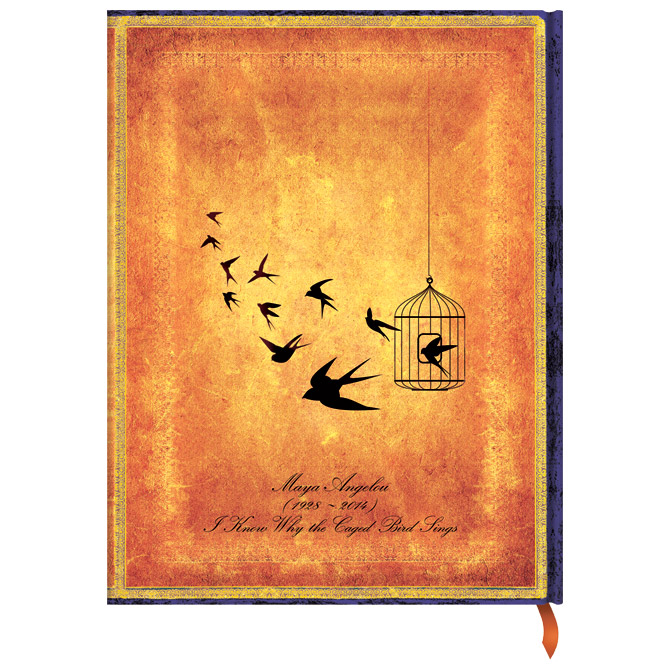 Notes 18x23cm-ultra crte 72l magnet angelou, i know why the caged bird sings paperblanks pb8184-5 (49