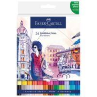 Marker obostrani akvarel 24boje goldfaber faber castell 164624 sortirano blister (49538)