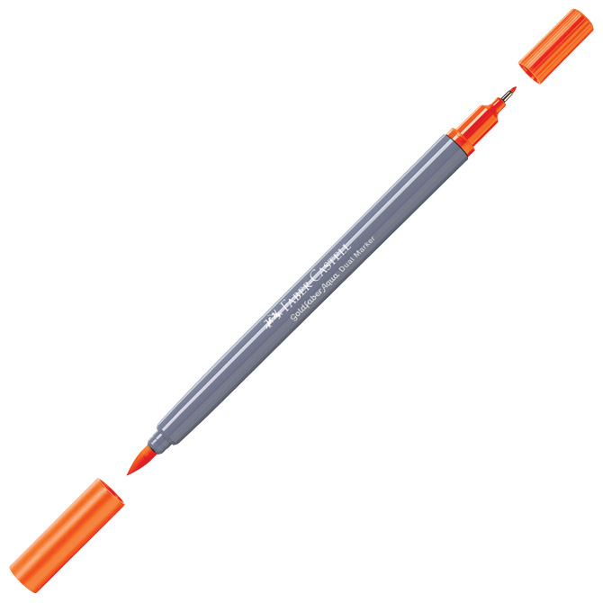 Marker obostrani akvarel 6boja fantasy goldfaber faber castell 164526 sortirano blister (49539)