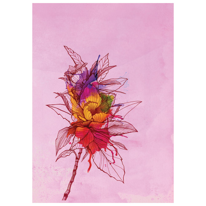 Marker obostrani akvarel 6boja flowers goldfaber faber castell 164527 sortirano blister (49540)