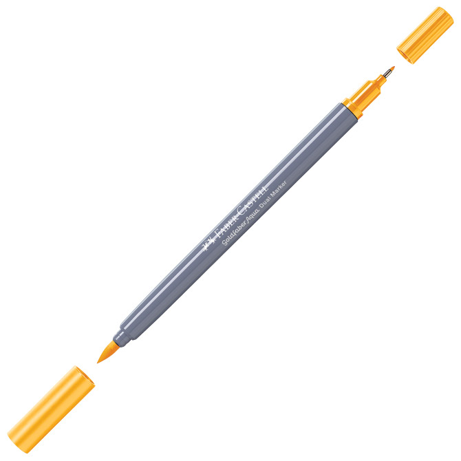 Marker obostrani akvarel 6boja flowers goldfaber faber castell 164527 sortirano blister (49540)