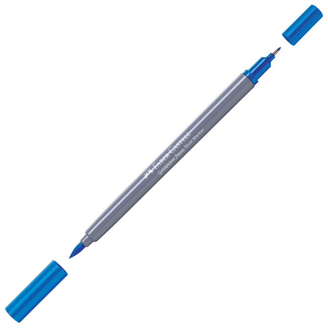 Marker obostrani akvarel 18boja goldfaber faber castell 164618 sortirano blister (49636)