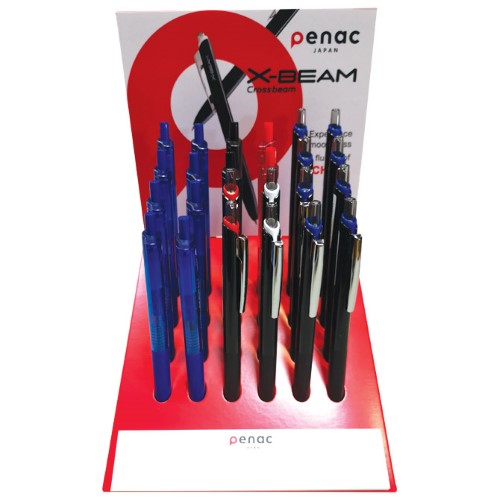 Stalci s olovkama kemijskim pk24 x-beam penac sortirano (49830)