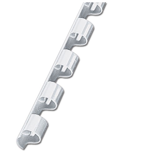 Spirala plastična fi 8mm pk100 fellowes 5345406 bijela (49981)