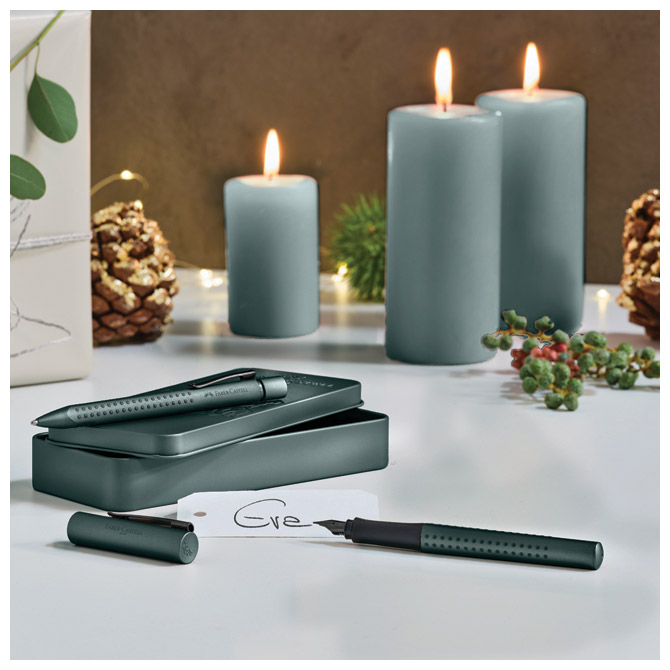 Olovka kemijska grip 2011 edition faber castell 144148 tamno zelena (50137)