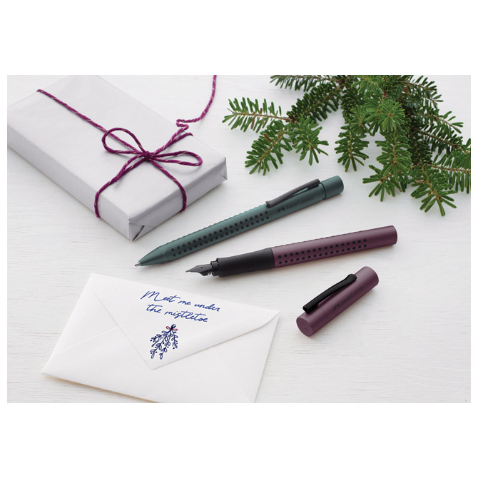 Olovka kemijska grip 2011 edition faber castell 144148 tamno zelena (50137)