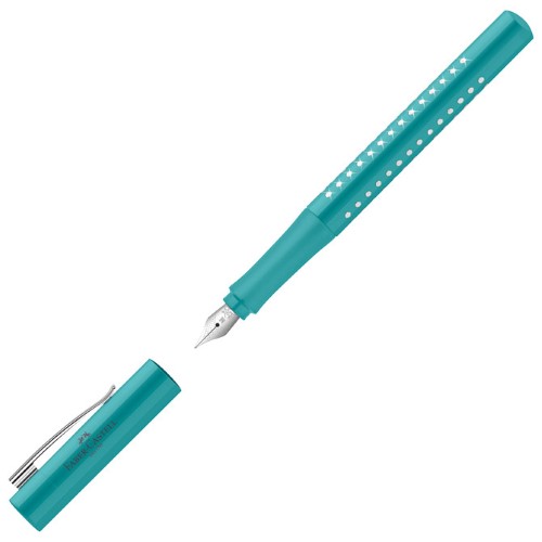 Nalivpero sparkle (m) faber castell 140876 metalik tirkizno (50629)