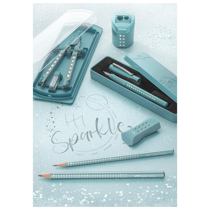 Nalivpero sparkle (m) faber castell 140876 metalik tirkizno (50629)