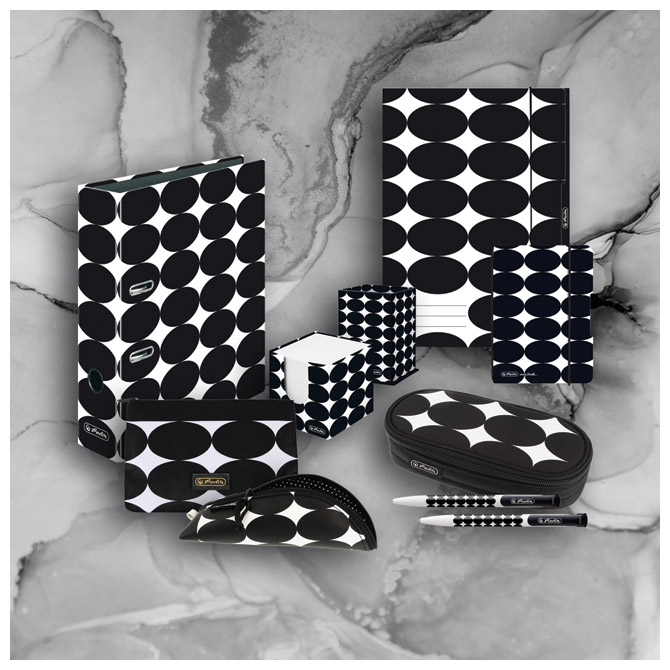 Blok kocka karton 9x9x9cm s papirom bijeli just black herlitz 50040100 (50729)