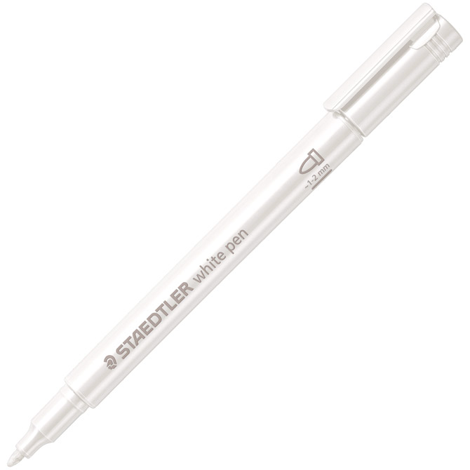 Marker nepermanentni 1-2mm metallic pen staedtler 8323-0 bijeli (50747)