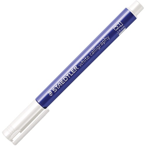 Marker nepermanentni 2,8mm metallic calligraphy staedtler 8325-0 bijeli (50757)