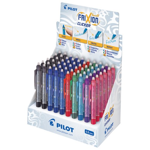 Stalci s rolerima 0,5mm frixion ball clicker piši-briši pk60 pilot blrt-fr5-60dpk (50795)