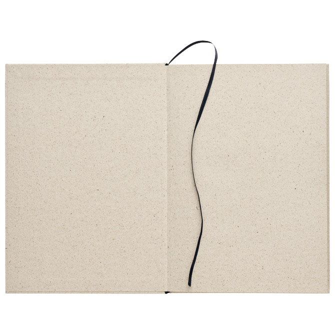 Notes A5 crte 80l od recikliranog papira i trave s gumicom midoceanbrands mo6542-13 natur (50899)