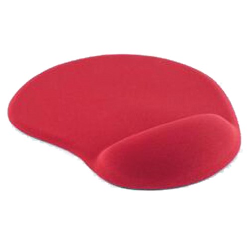 Podloga za miša ergonomska-gel wrist protection crvena blister (51271)