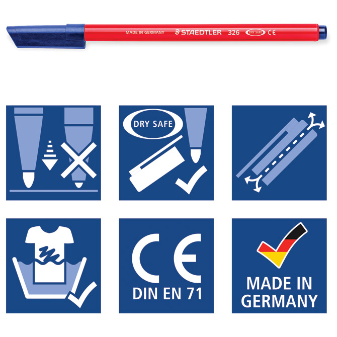 Flomaster školski 20boja noris staedtler 326 c20 (51369)