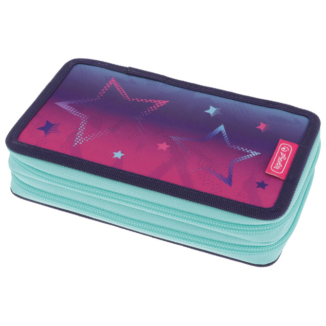 Pernica puna 2zipa pink star herlitz 50043354 (51506)