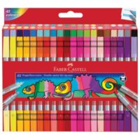 Flomaster školski 40boja obostrani faber castell 151140 blister (51532)