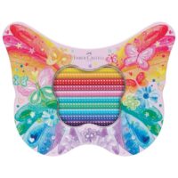Boje drvene 20boja metalna kutija sparkle butterfly faber castell 201971 (51536)