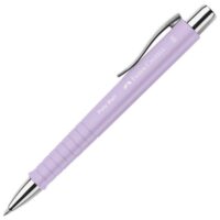 Olovka kemijska gumirana poly ball xb faber castell 241104 lila (51542)