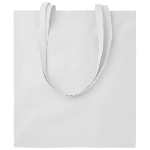 Vrećice za kupovinu pamučna 38x42cm-duge ručke midoceanbrands mo9268-06 bijela (51601)