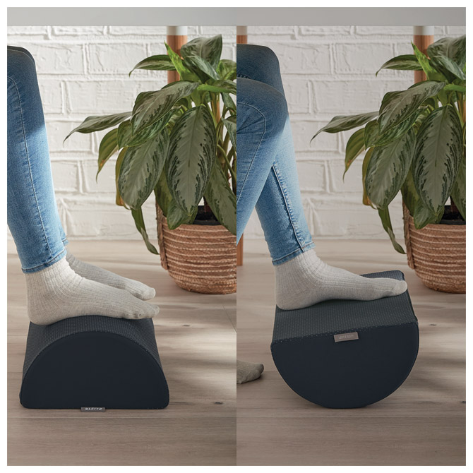 Stalci za odmaranje nogu ergo cosy leitz 53710089 sivi (51645)