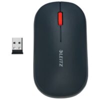 Miš USB 3tipke optički bežični cosy leitz 65310089 tamno sivi (51653)
