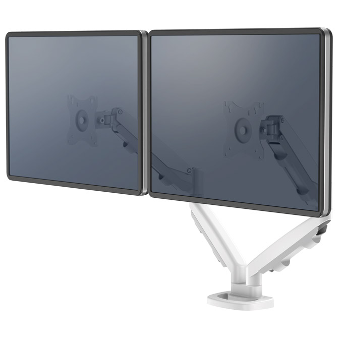 Držač za monitor dvostruki eppa fellowes 9683501 bijeli (51681)