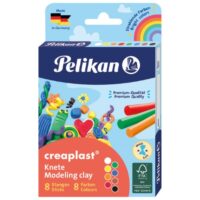 Plastelin 8boja karton creaplast pelikan 606035 blister (51840)