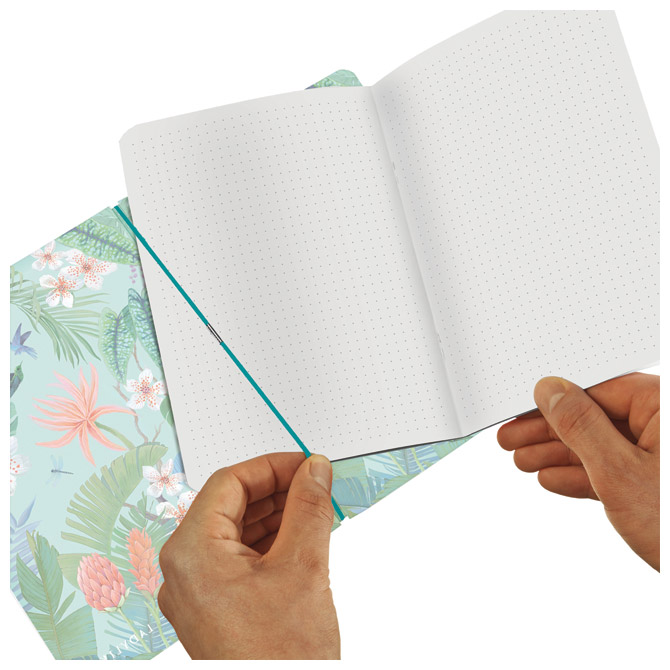 Notes A5 crte (isprekidane) 40l 80g s gumicom ladylike jungle herlitz 50044283 (51849)