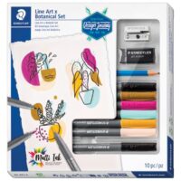Set line art&botanical pk10 design journey staedtler 61 371-2 (52245)