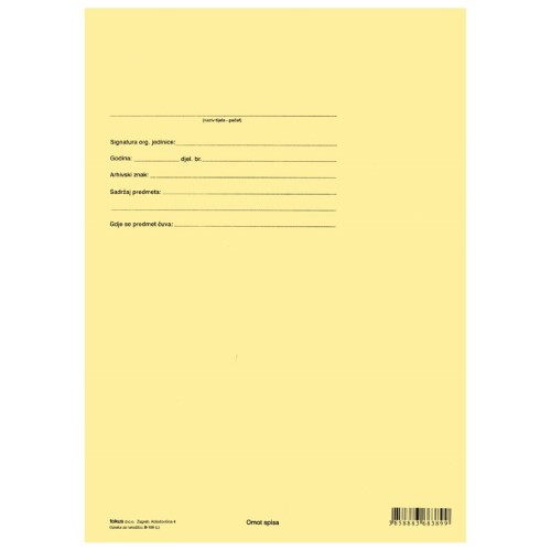 Obrazac b-150 omot spisa 120g šamoa pk10 fokus (52423)