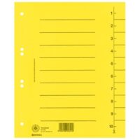 Pregrada kartonska A4 250g pk100 donau 8610001-11 žuta (52442)