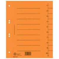 Pregrada kartonska A4 250g pk100 donau 8610001-12 narančasta (52443)