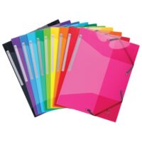 Fascikl klapa s gumicom pp A4 sjajni iderama exacompta 55670e sortirano (52485)