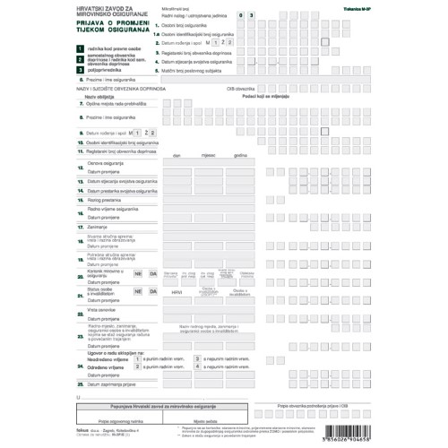 Obrazac m-3p/e - set prijava pk10 fokus (52842)