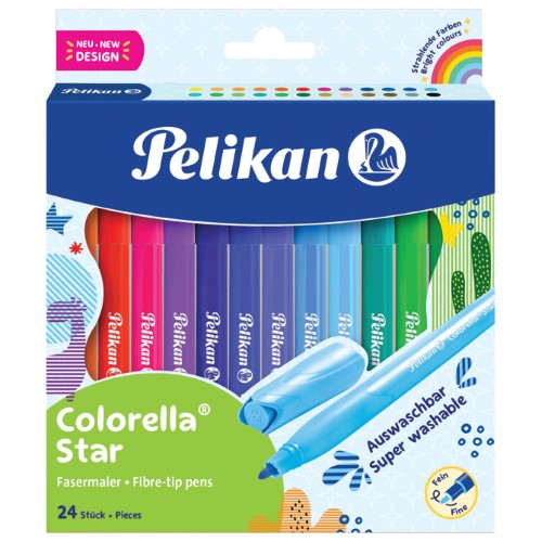 Flomaster školski 24boje colorella star pelikan 822312 blister (52910)